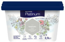 Poli-Farbe Platinum beltéri falfesték Hamvaska H20 2, 5l (PO1010101017)