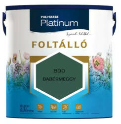 Poli-Farbe Platinum Foltálló beltéri falfesték Babérmeggy B90 5l (PO2050102017)