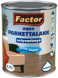 Factor Aqua Parkettalakk selyemfényű 0, 75 l (FACT817)