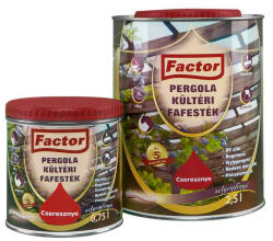 Factor Pergola kültéri fafesték ezüstnyír 2, 5 l (FACT692)