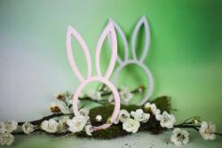 Minikek Húsvéti nyuszi tavaszi dekoráció 1cm vastag anyagból, 22cm magas, két db/csomag