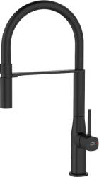 Laveo POLA álló csaptelep rugalmas kiömlővel, matt fekete - mosibolt