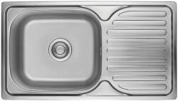 Laveo ORION egymedence csepptálcás inox mosogató szifonnal K