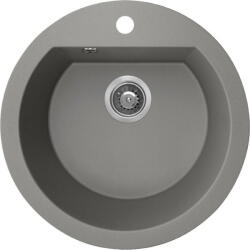 Laveo DAFNE egykör szürke mosogató csaplyukkal (SBD_580T) (SRD_580T)