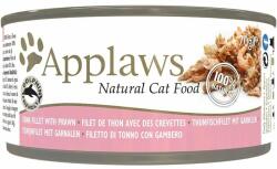 Applaws Cat Adult Tuna with Prawn in Broth ton si creveti in sos 72x70g hrana pentru pisica