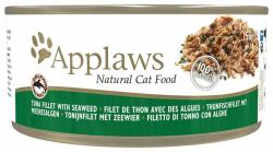 Applaws Cat Adult Tuna with Seaweed in Broth ton si alge 24x156 g hrana pisica