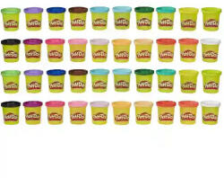 Hasbro Play-Doh 40 tégelyes színes gyurma készlet (E9413) - morzsajatekbolt