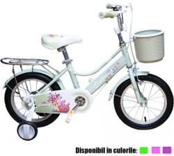 Bicicleta copii, roti ajutatoarea si cos, cu animalute, roti 14 inch, diverse culori RB38543