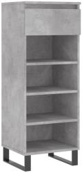 vidaXL betonszürke szerelt fa cipőszekrény 40 x 36 x 105 cm (831472) (831472)
