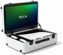 POGA Lux - PlayStation 5 utazótáska LED monitorral - fehér színben