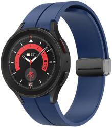 Cellect Samsung Watch 4/5 mágneses szil óraszíj, 20mm, S. Kék (CEL-STRAPWATCH4MADBL) (CEL-STRAPWATCH4MADBL)