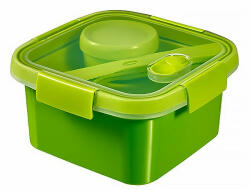 Ételtartó doboz CURVER Smart To Go szögletes műanyag 1, 1L zöld