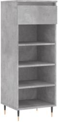 vidaXL betonszürke szerelt fa cipőszekrény 40 x 36 x 105 cm (831456) (831456)