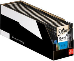 Sheba Sheba Megapack Varietăți Pliculețe 28 x 85 g - Sauce Lover cu ton