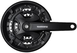 Shimano Altus FC-MT101 négyszögtengelyes MTB hajtómű 22-30-40T, 170 mm, 3x9s, alumínium, LV, fekete, OEM kiszerelés