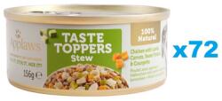 Applaws Dog Taste Troppers Pörkölt csirkével, bárányhússal és sárgarépával 72x156 g