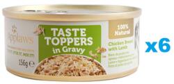 Applaws Dog Taste Topper Csirkemell bárányhús mártással 6x156 g
