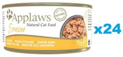 Applaws Cat Senior Csirke zselében 24x70 g