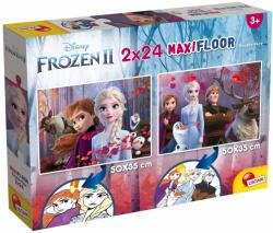 Lisciani Puzzle de podea, Lisciani, Disney Frozen, Maxi, 2 x 24 piese (N01086580_001w) Puzzle