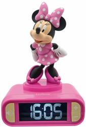 Disney Minnie Mouse Ceas digital cu alarma si lumina de noapte, Lexibook, Minnie Mouse (N01000131_001w)