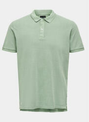 Only & Sons Tricou polo Travis 22021769 Verde Slim Fit