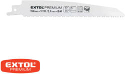 Extol Premium 8806203 szablyafűrészlap fém és bontáshoz, bimetál 150x22x1, 6 mm (9 Tpi) - 3 darab (8806203)