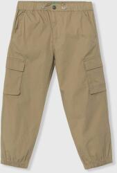 Benetton pantaloni copii culoarea bej, neted PPYH-SPB03J_08X