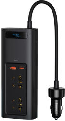 Baseus Invertor pentru Masina USB, Type-C, CN/EU, 220V, 150W, Baseus (CRNBQ-A01), Black