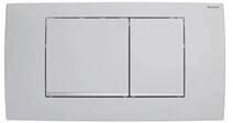 Geberit Twinline30 működtetőlap, 2 mennyiséges öblítéshez: matt krómozott easy-to-clean bevonat 115.899. JQ. 1 (115.899.JQ.1)
