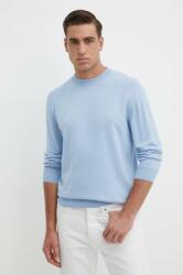 HUGO BOSS pamut pulóver könnyű - kék XL