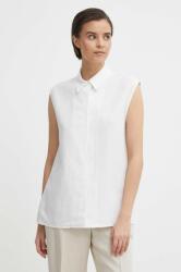 Calvin Klein lenvászon ing galléros, bézs, relaxed, K20K206696 - bézs 38