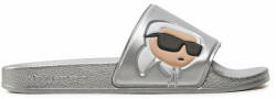 Karl Lagerfeld Papucs KARL LAGERFELD KL80905N Silver Rubber VSL 35 Női