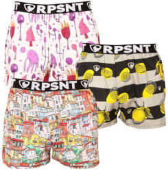 Represent 3PACK férfi bő szárú boxeralsók Represent exkluzív Mike (R3M-BOX-07161922) XL