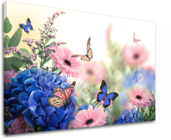  Tablou de perete PINK FLOWERS_153-11 20x30 cm (XOBKV153E11-20x30-24h)