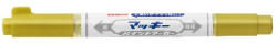 Zebra Lakkmarker kétvégű ZEBRA Mckie olajbázisú extra fine 0, 7-1, 2 mm arany (07.0336115)