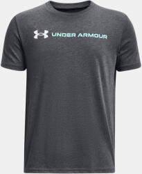 Under Armour UA B Logo Wordmark SS Tricou pentru copii Under Armour | Gri | Băieți | 128
