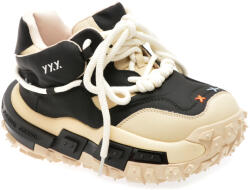 Gryxx Pantofi casual GRYXX alb-negru, 230852, din piele naturala 35
