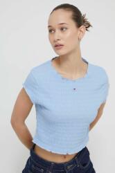 Tommy Jeans t-shirt női - kék L - answear - 12 990 Ft