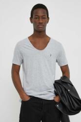 AllSaints t-shirt Tonic szürke, férfi, sima - szürke XL