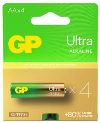GP Batteries Ultra Alkáli G-TECH AA Ceruza LR6 elem x 4 db (15AU21-SB4)