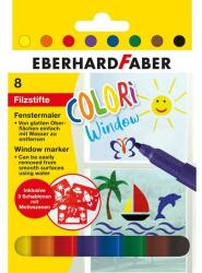 Faber-Castell Eberhard Faber filctoll készlet 8db-os ablakra COLORI (E550022)