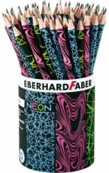 Faber-Castell Eberhard Faber grafitceruza display 72db-os kerek testű HB NEON (E511899)
