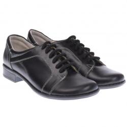 Rovi Design Pantofi dama, model casual, din piele naturala, cusatura alba, P53NABOX