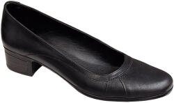  Pantofi dama casual din piele naturala Negru BOX - STD30N - ellegant
