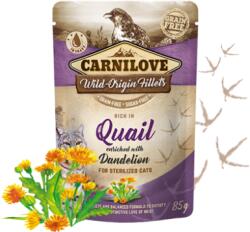  Carnilove Cat Quail with Dandelion for Sterilized - Fürj Pitypanggal Ivartalanított 85g