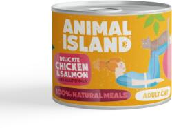Animal Island Chicken-Salmon 200 g konzerv macskáknak ( Csirke - Lazac )