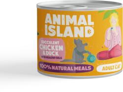 Animal Island Chicken-Duck 200 g konzerv macskáknak ( Csirke - Kacsa )