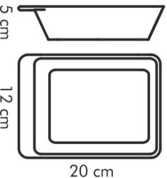 Tescoma Sütőtál, 20x12x5 cm, Gusto (Sz-Te-622010)