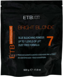 ETB Professional Professional Bright Blonde Pudră Decolorantă Albastră 7 Tonuri 500g