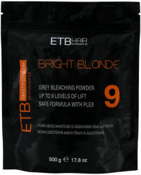 ETB Professional Professional Bright Blonde Pudră Decolorantă Gri 9 Tonuri 500g